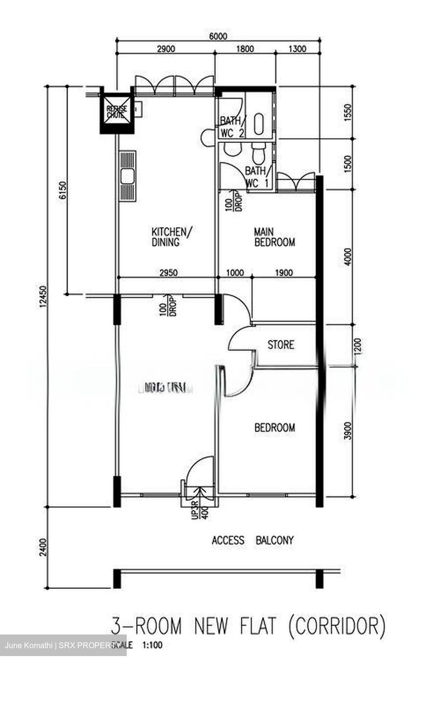 Blk 213 Ang Mo Kio Avenue 3 (Ang Mo Kio), HDB 3 Rooms #567975241